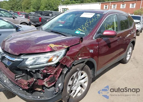 2015 Honda Cr-V Ex-L z USA, uszkodzony, nr VIN 2HKRM4H72FH702790